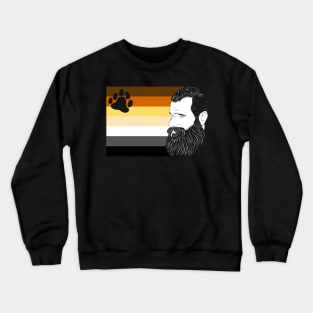 Bear pride flag black Tee Crewneck Sweatshirt